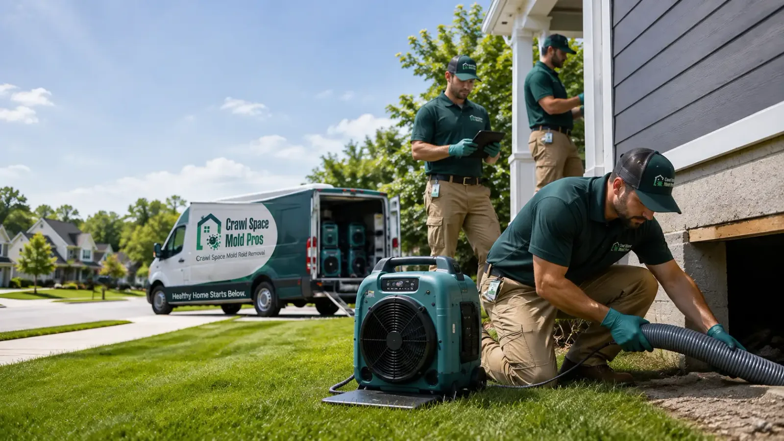 Crawl Space Mold Removal in North Conway, NH